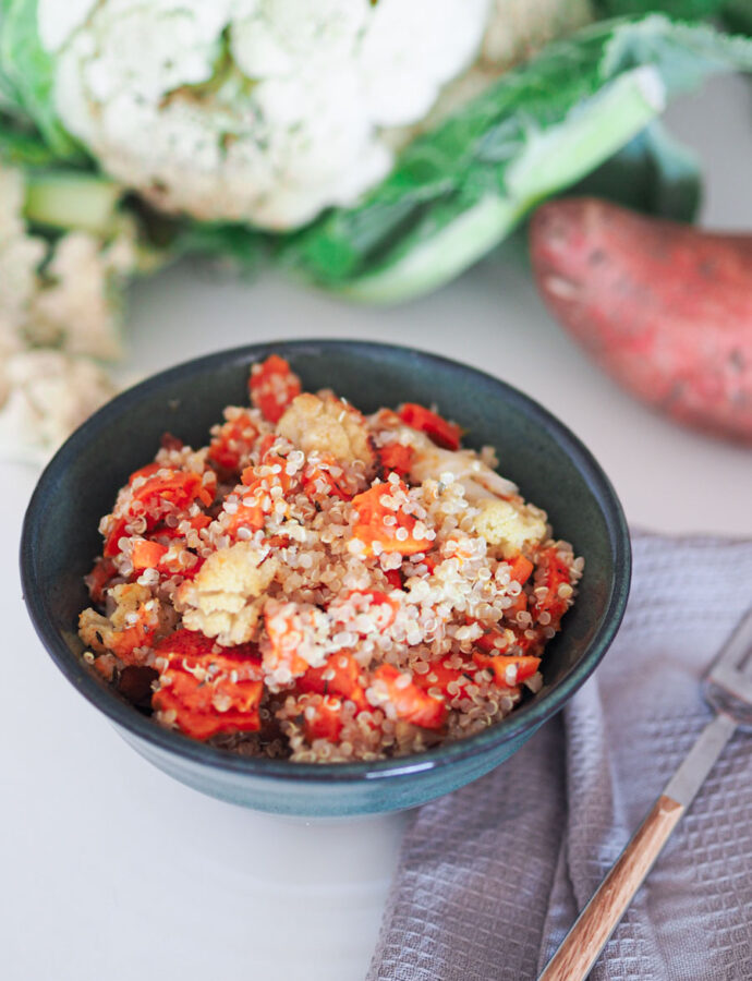 Ensalada de quinoa y 2 ingredientes más