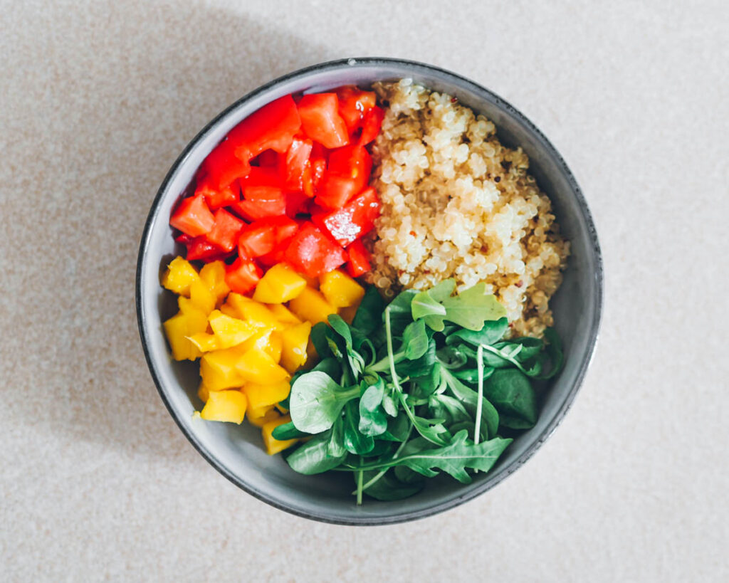Ensalada de quinoa